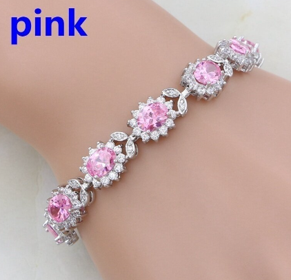 Inlaid Diamond Cross Bracelet for Women